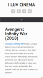 Mobile Screenshot of iluvcinema.com