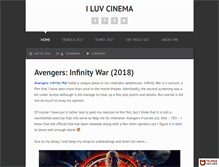 Tablet Screenshot of iluvcinema.com